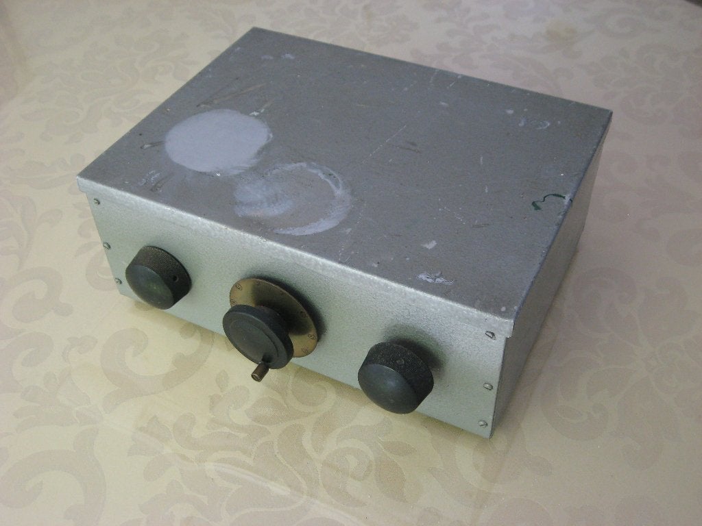 Antennecoupler met rolspoel en grote variabele condensatoren, Telecommunicatie, Antennes en Masten, Ophalen of Verzenden, Gebruikt