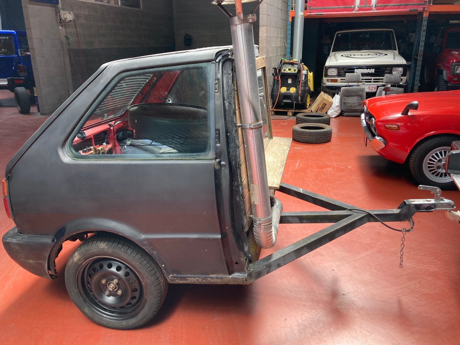 Nissan micra k10 aanhagwagen, Te koop, Micra, Bedrijf