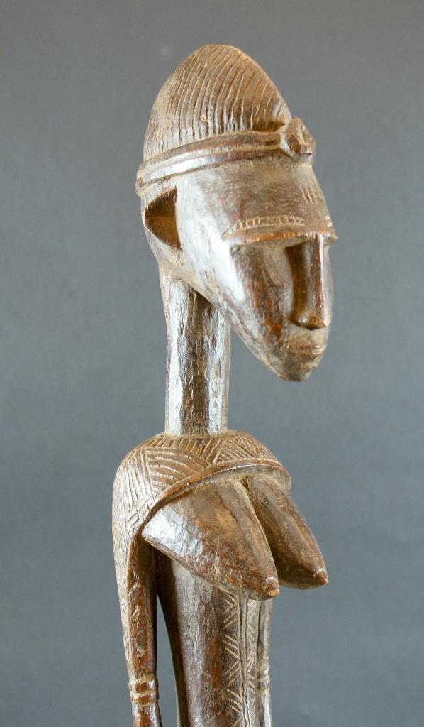 vrouwelijke Voorouderfiguur - Dogon - Mali 70 cm, Antiquités & Art, Art | Art non-occidental, Enlèvement ou Envoi