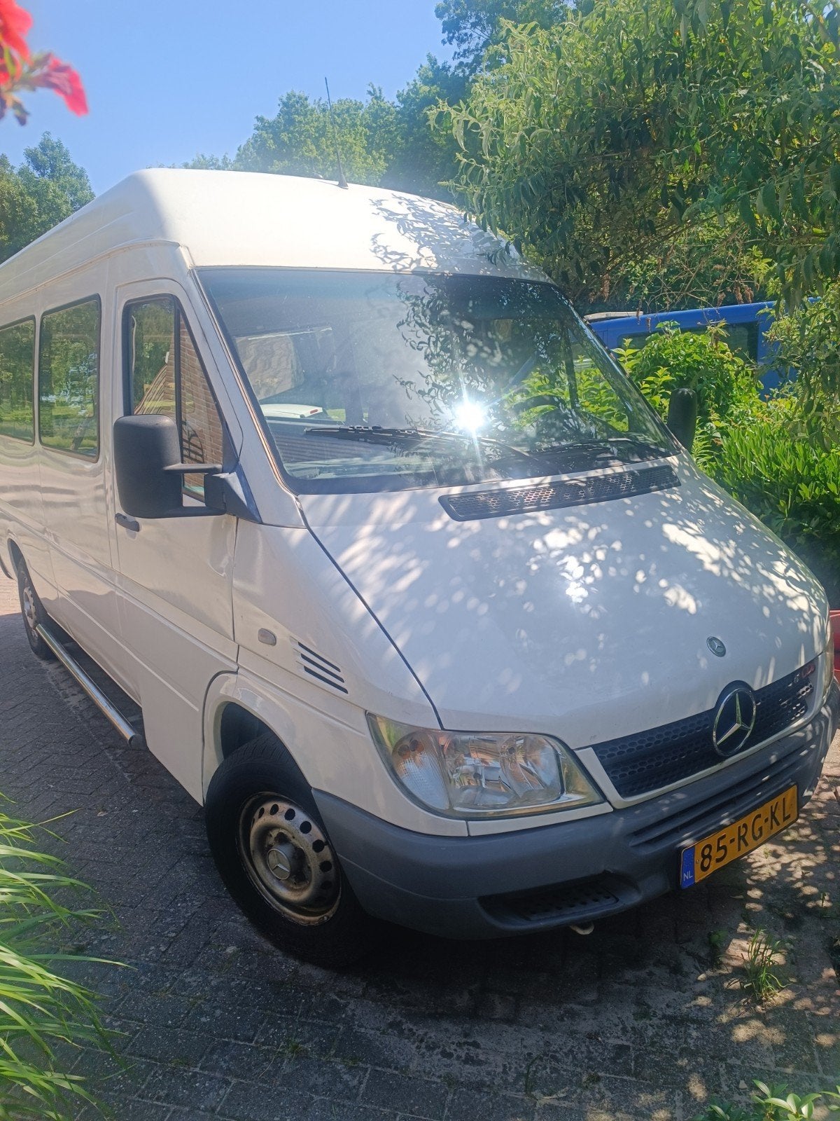 Mercedes-Benz Sprinter Combi 2.1 308 CDI Combi AUT 2005 Wit, Auto's, Wit, Diesel, Particulier, Overige carrosserie