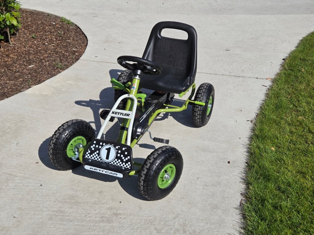 Go-Cart Kettler kettcar retro groen, Ophalen, Zo goed als nieuw, Overige merken