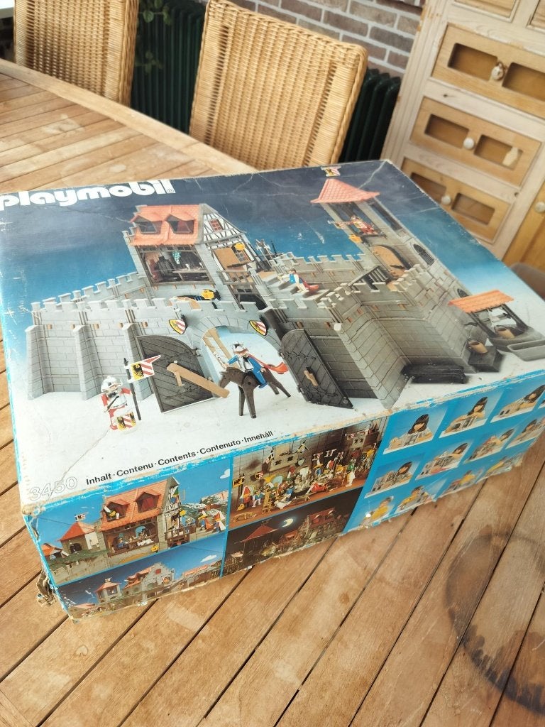 playmobil 3450 kasteel met doos handleiding. Veel extra's., Ophalen of Verzenden