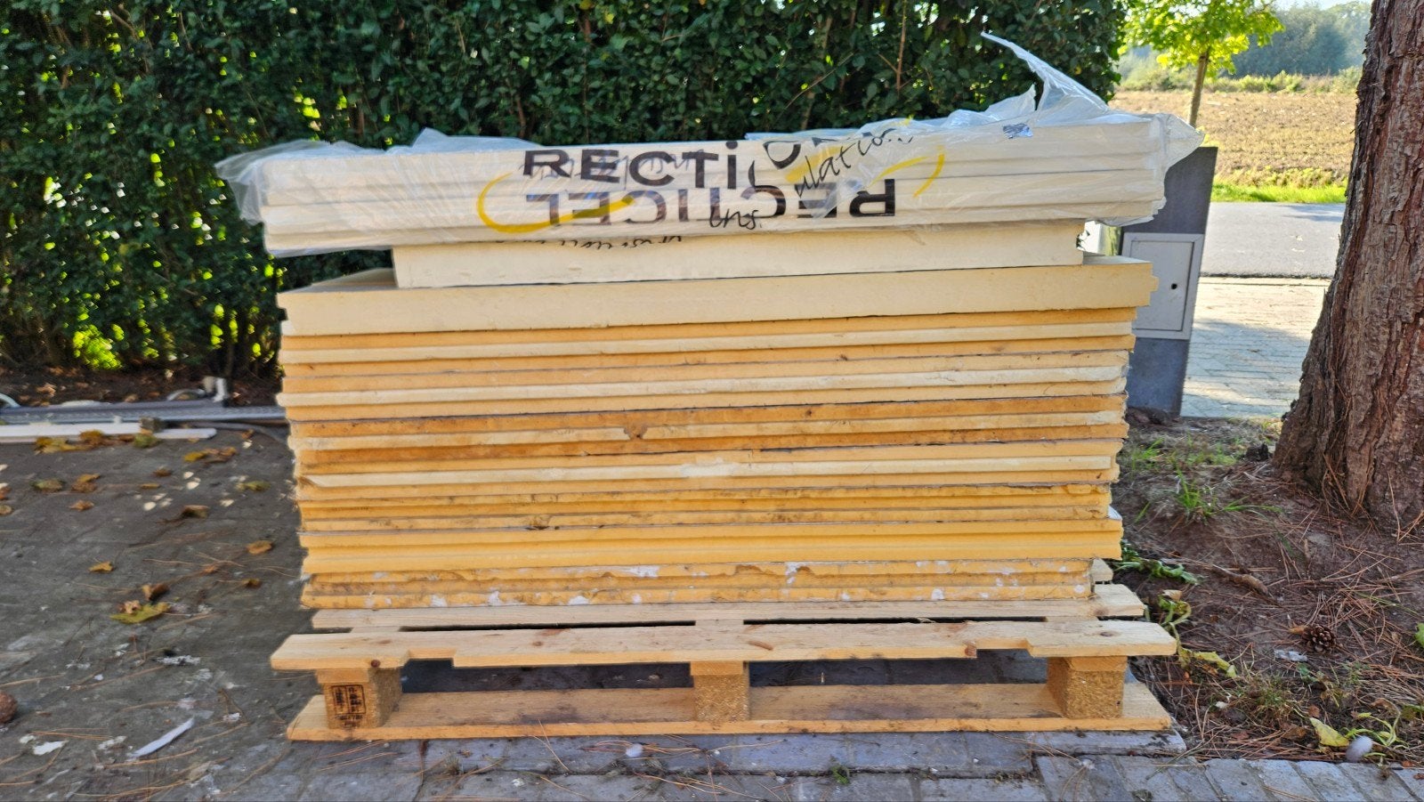 9 Recticel isolatiepanelen 6cm dik, 0,6x1,2m, Doe-het-zelf en Bouw, Ophalen