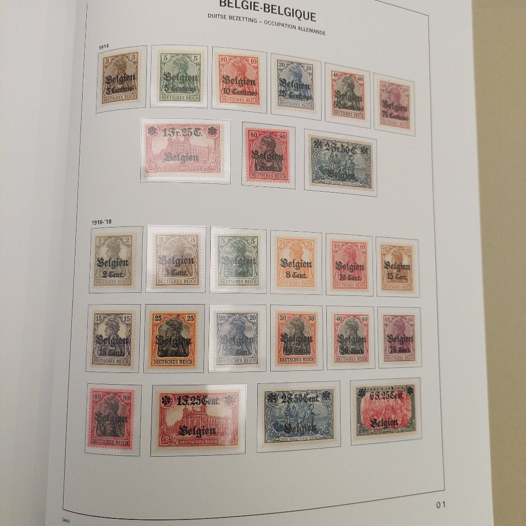 Collection de timbres d'occupation, Enlèvement ou Envoi