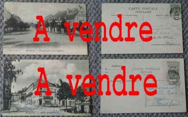Lot de 2 cartes postales de Rochefort, Ophalen of Verzenden, Gelopen, Namen