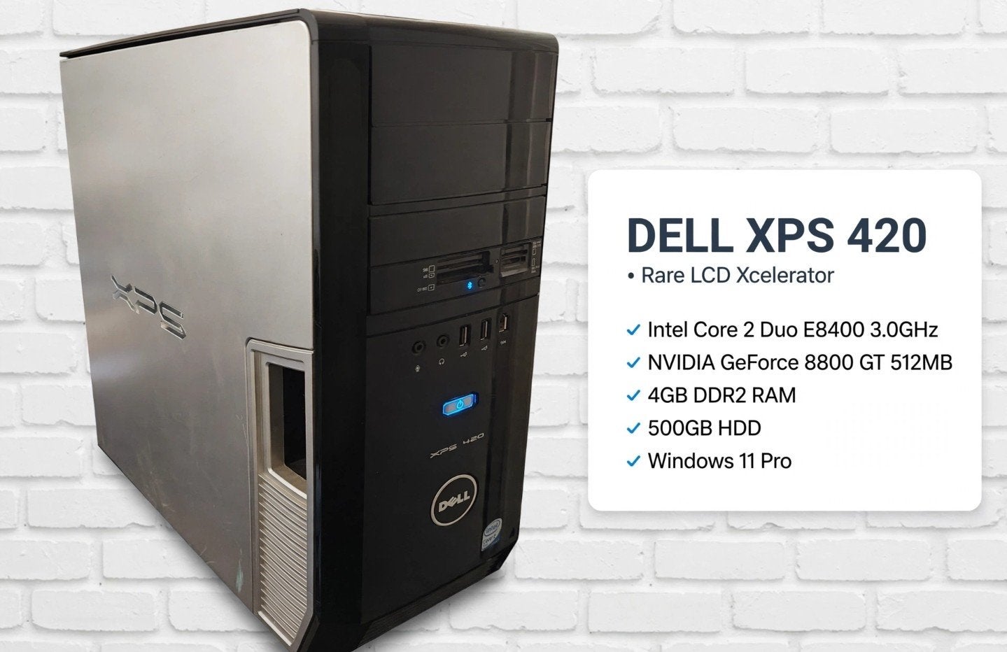 DELL XPS 420 Collector 2008 - 8800 GT - 4GB, Ophalen of Verzenden