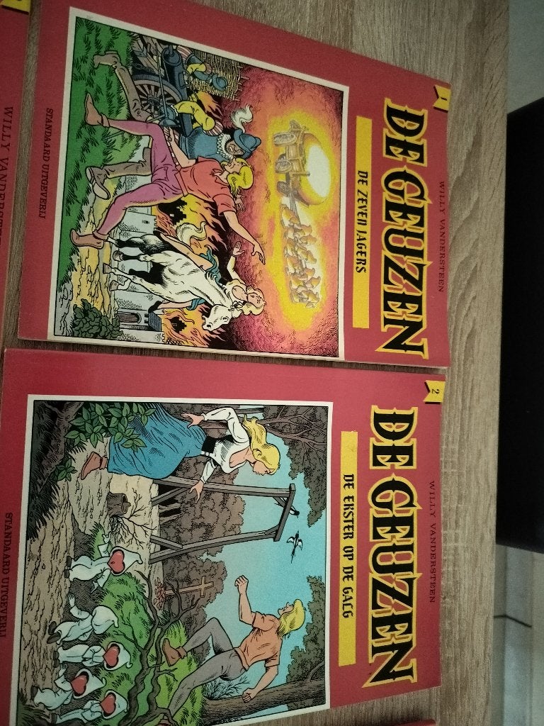 Strips de Geuzen, Boeken, Ophalen