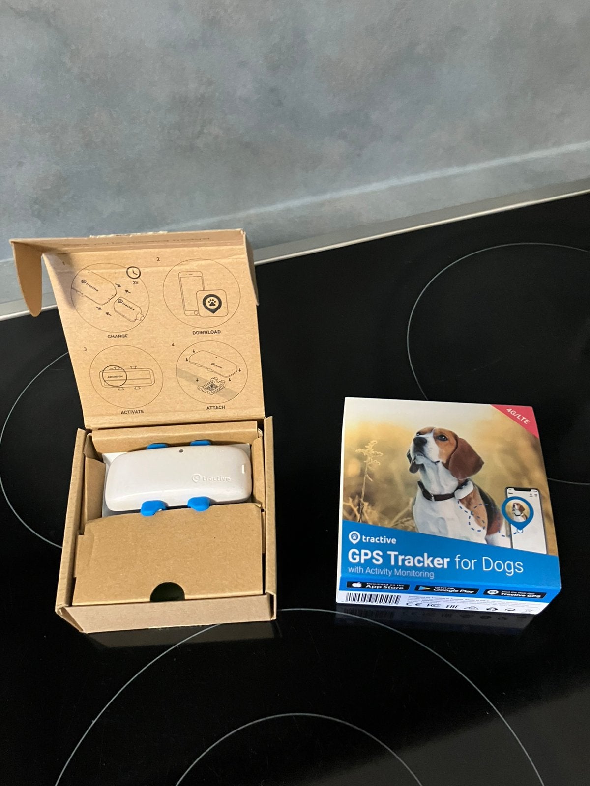 Gps tracker voor honden, Tractive, Enlèvement ou Envoi, Utilisé, Collier