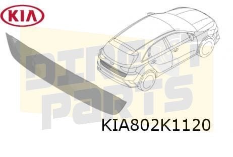 Kia Ceed (Hatchback) achterklep paneel onder (7/18-10/21) Or, Kia, -, Nieuw, Ophalen of Verzenden