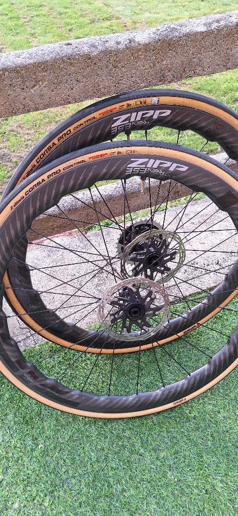 Roues carbone Zipp 353 NSW, Zipp, Comme neuf, Enlèvement, Racefiets