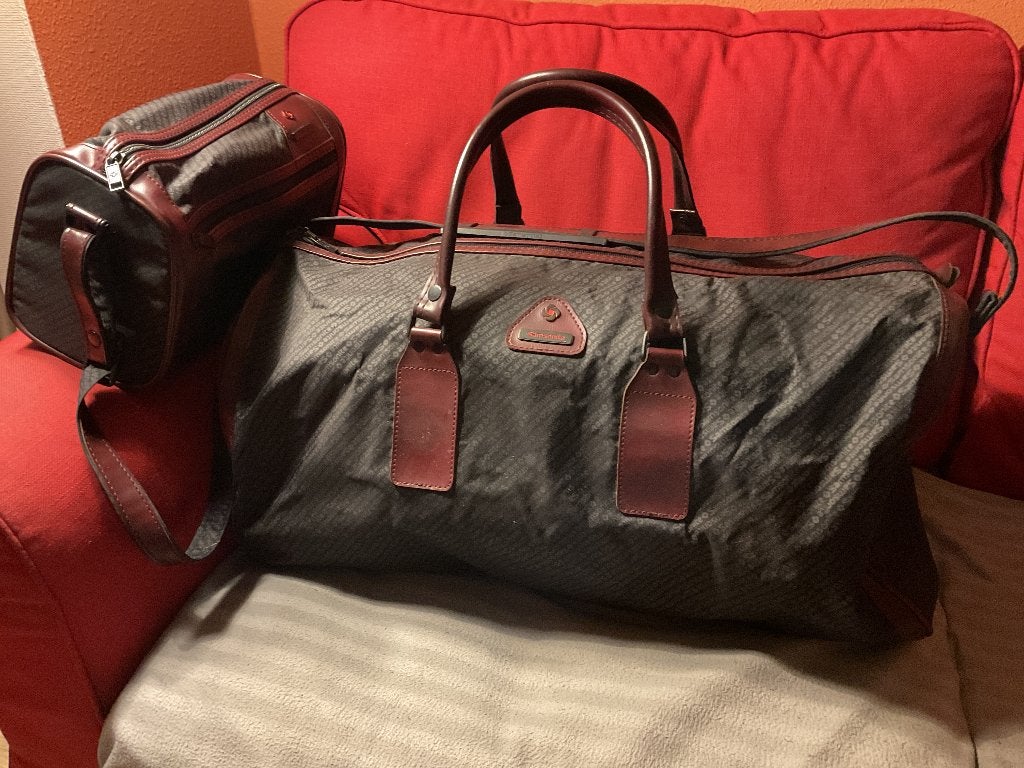 Sac de voyage, 30 cm ou plus, Gris, Moins de 35 cm, Poignée extensible