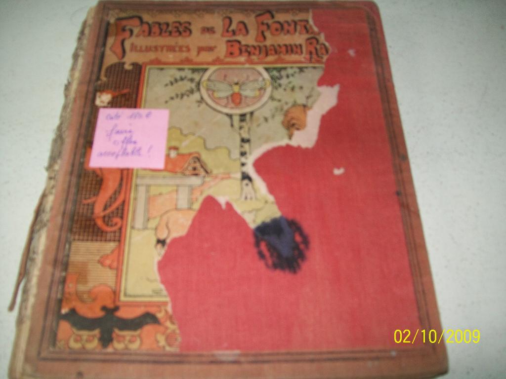 Les fables de La Fontaine édition originale coté 180€, Ophalen