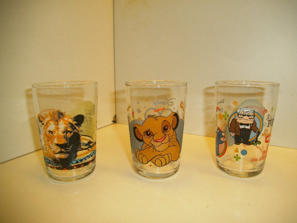 Lot 3 glazen Disney/Pixar figuren, Ophalen of Verzenden, Nieuw