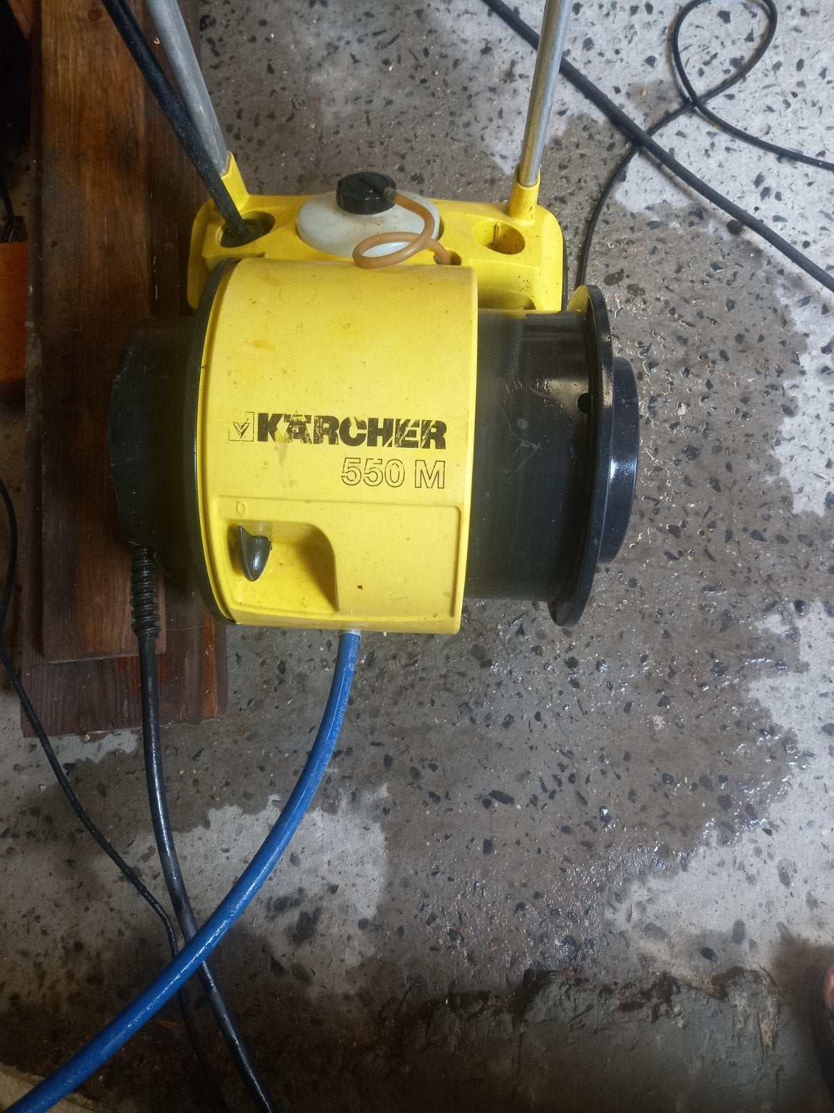 hogedruk karcher, Ophalen