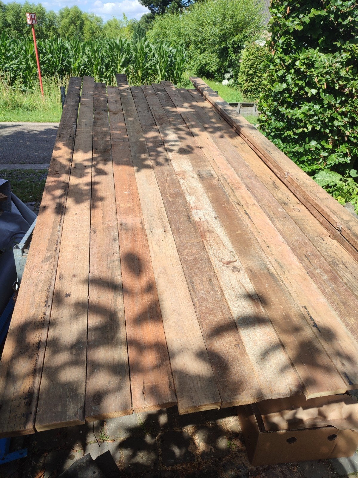 Planken, Ophalen