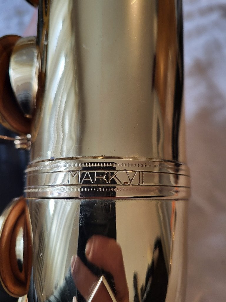 Saxophone Tenor Selmer Mark VII doré, Enlèvement, Comme neuf, Ténor, Avec valise