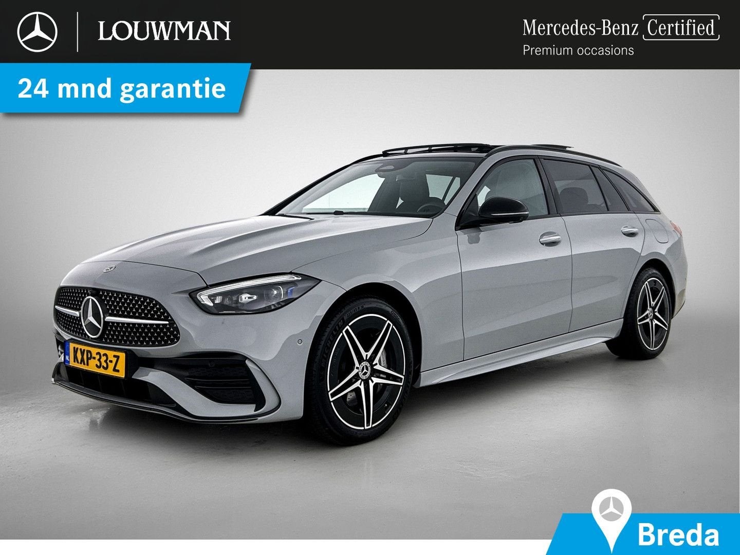 Mercedes-Benz C 300 Estate e AMG Plug-In Hybride | AMG Premi, Autos, Argent ou Gris, Achat, Noir, Break