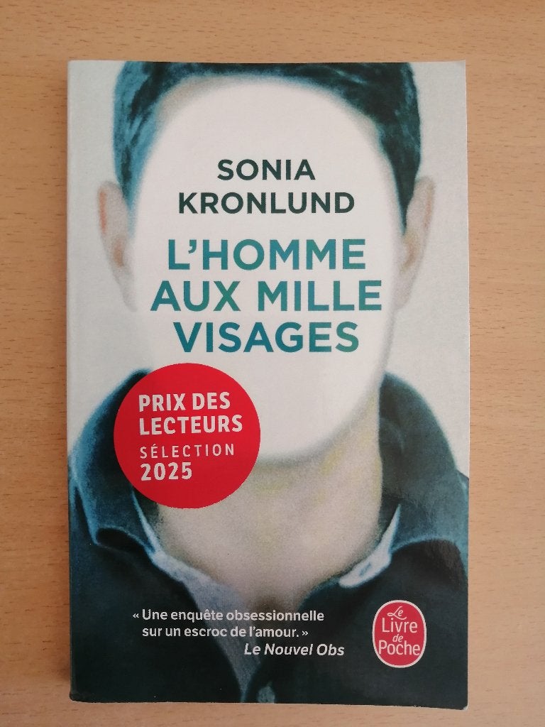 L'Homme aux mille visages de Sonia Kronlund 2025, Livres, Enlèvement ou Envoi