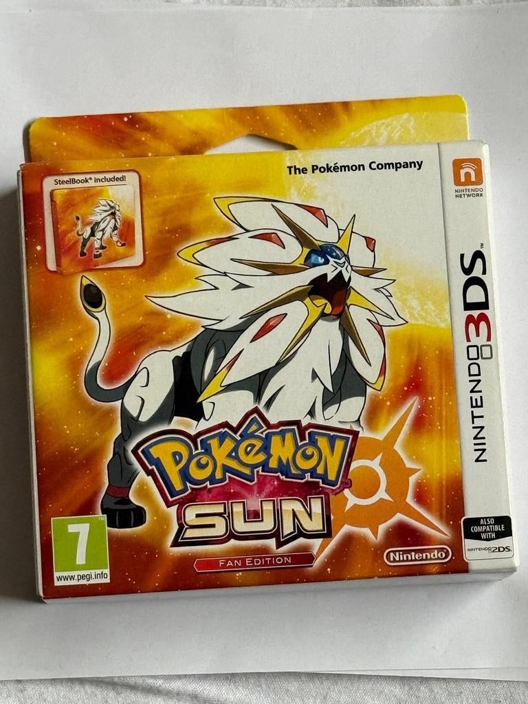 Pokemon Sun Fan Edition Nintendo 3DS Gesealed, Games en Spelcomputers, Games | Nintendo 2DS en 3DS, Nieuw, Avontuur en Actie, 1 speler