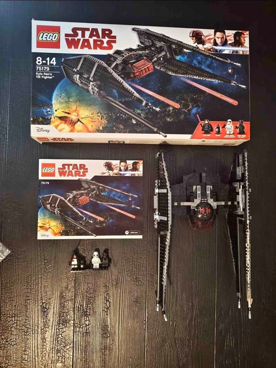 LEGO Star Wars 75179 - Kylo Ren's TIE Fighter 100% Compleet, Enlèvement ou Envoi