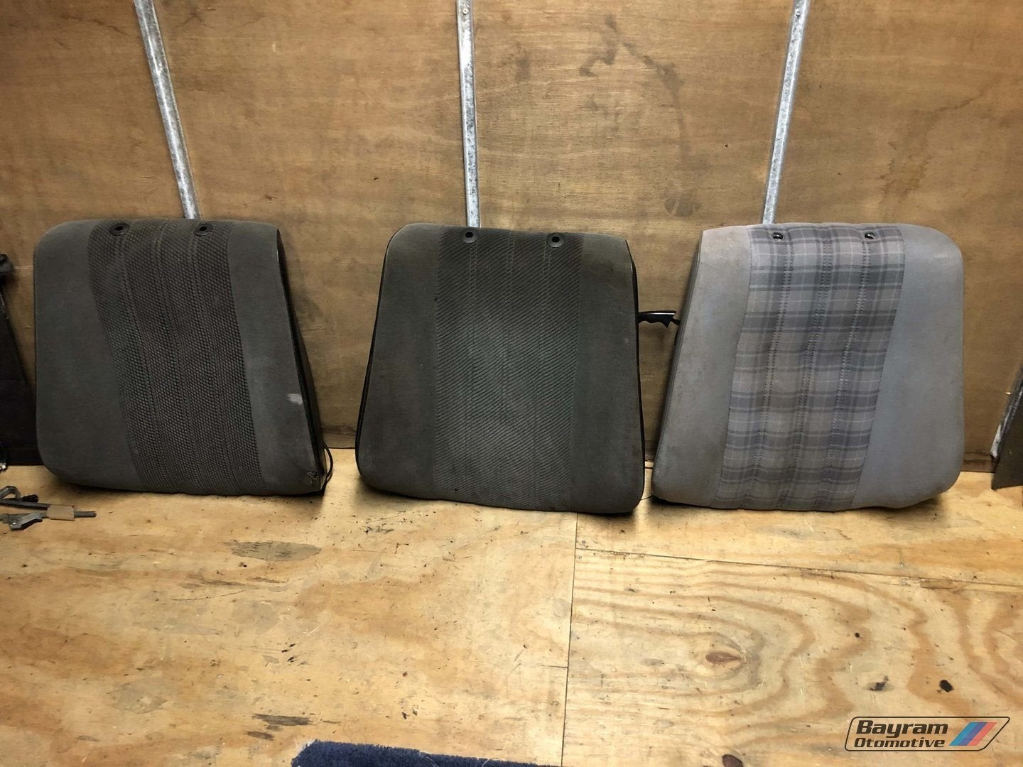 Bmw E30 stoel deel rug zitting grijs 318is karo 3-serie coup, -, Utilisé, -, Enlèvement ou Envoi