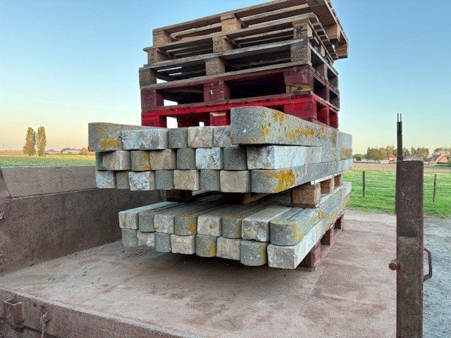 betonplaten & betonpalen, Jardin & Terrasse, 200 cm ou plus, Moins de 100 cm, Enlèvement, Utilisé