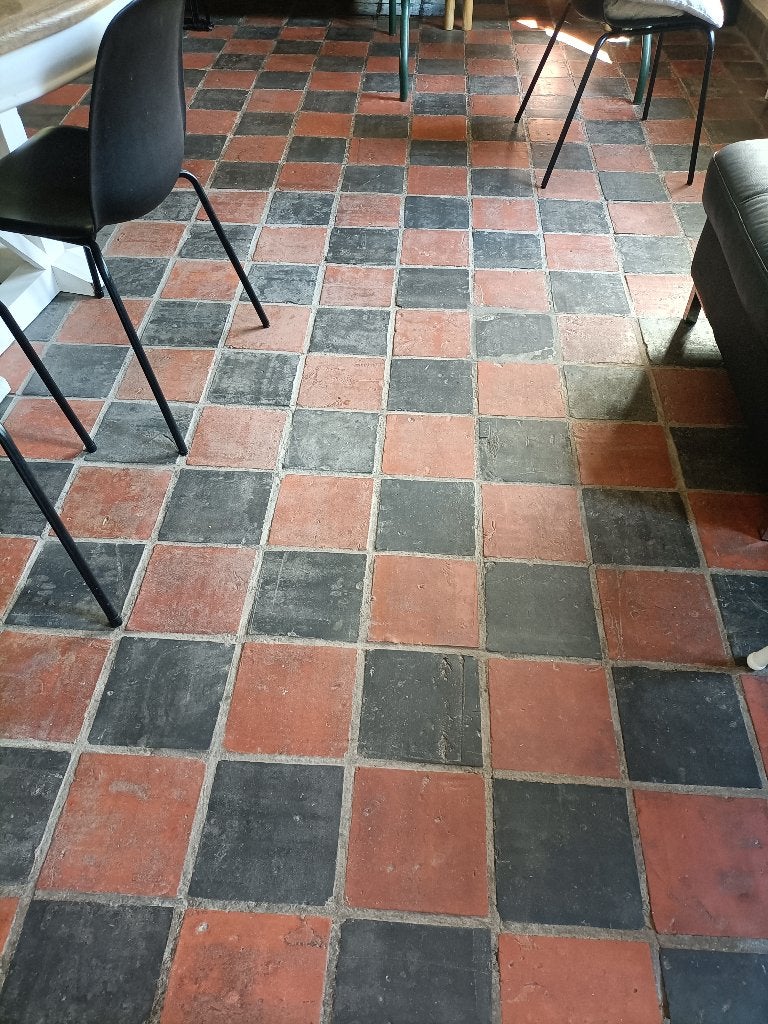 Terracotta tegels, Doe-het-zelf en Bouw, Ophalen, Overige materialen, Gebruikt, 20 tot 40 cm