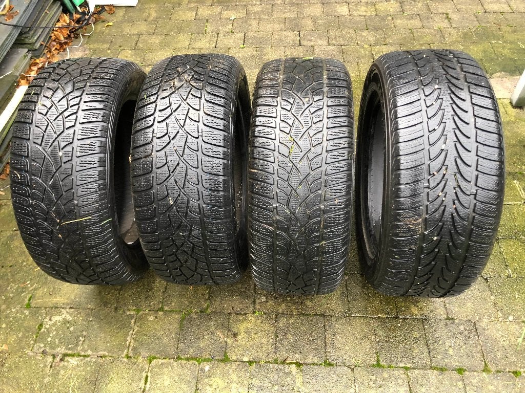 Pneus hiver 225/55R17 comme neufs, Pneus hiver, Enlèvement, Utilisé, 225 mm