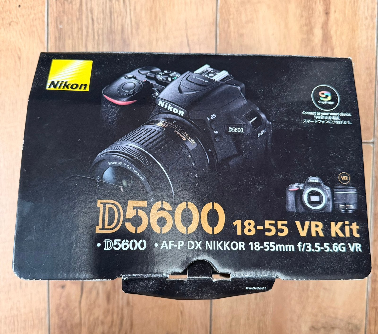 Nikon D 5600, Ophalen, Gebruikt, Lensdop, 24 megapixels