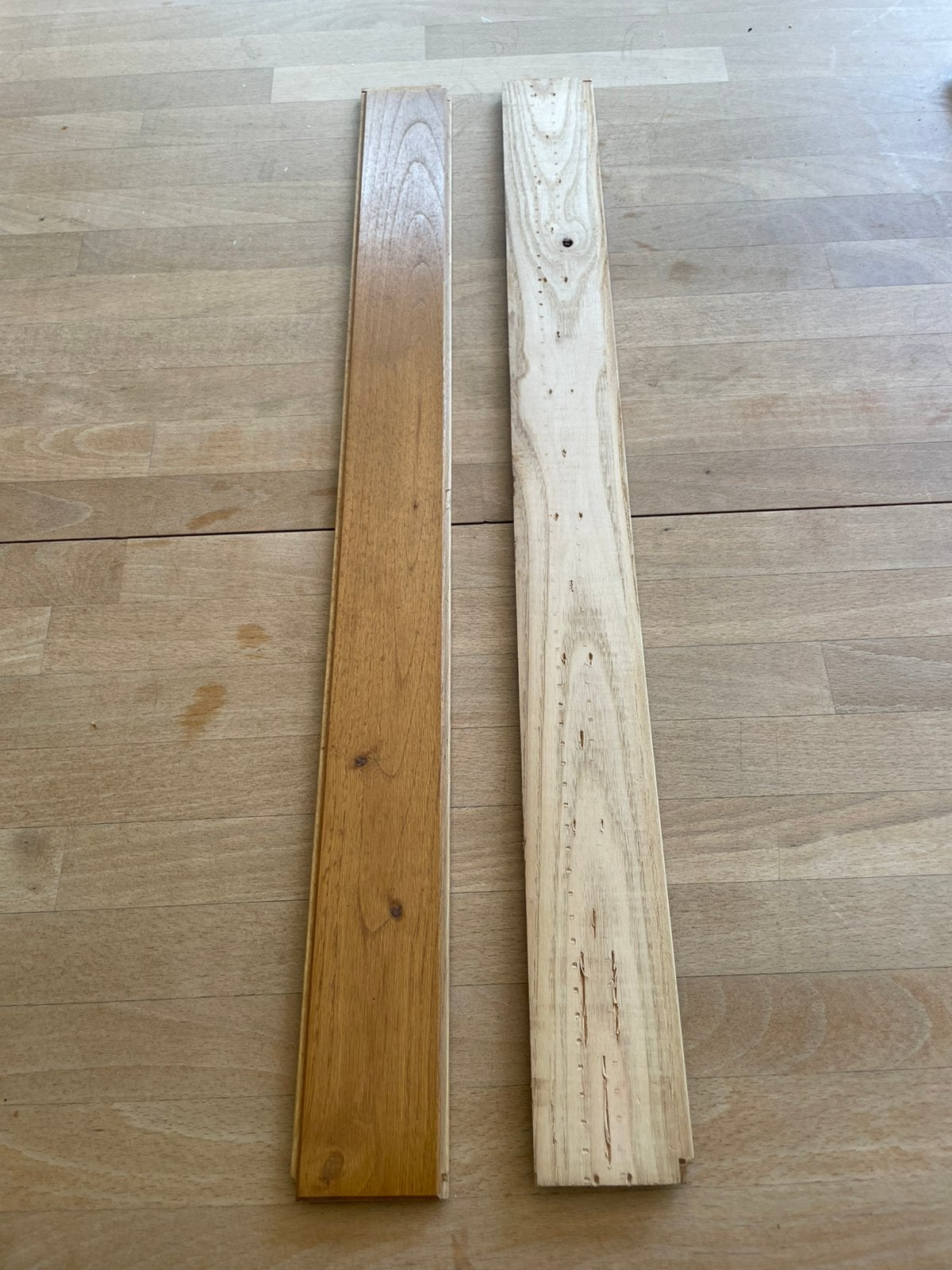 Volhouten planchetten voor plafond, Doe-het-zelf en Bouw, Hout en Planken, Ophalen, Gebruikt