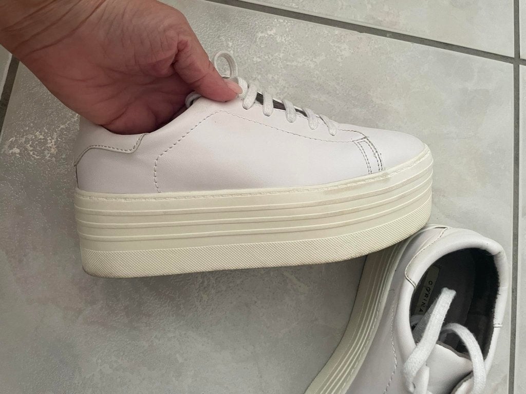 BASKET blanche 37, CORINA, Enlèvement ou Envoi, Sneakers et Baskets, Comme neuf