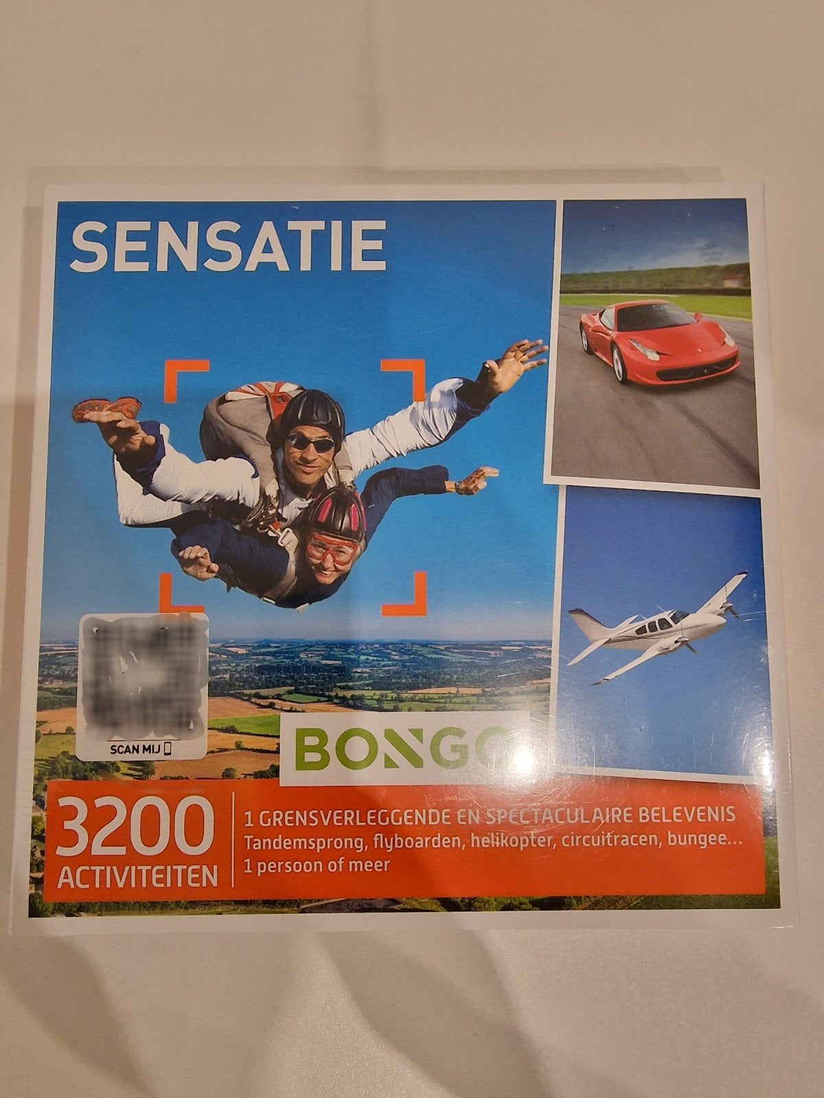 Bongo Bon (parachutesprong), Tickets & Billets, Une personne, Bon cadeau, Autres types