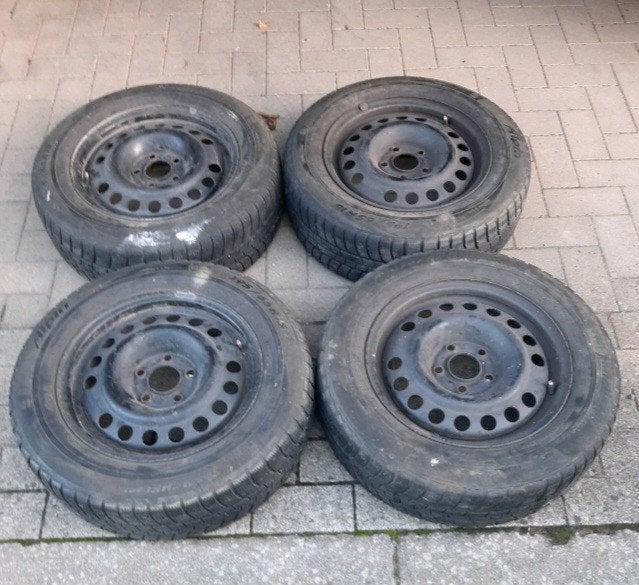 4 jantes acier 15 pouces opel (5x110), Enlèvement, Utilisé, Alfa Romeo