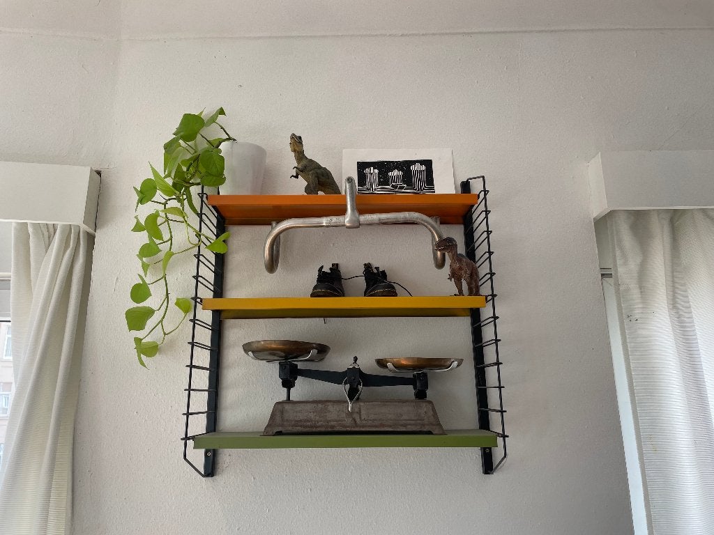 Étagère murale vintage type Tomado, Ophalen, Gebruikt
