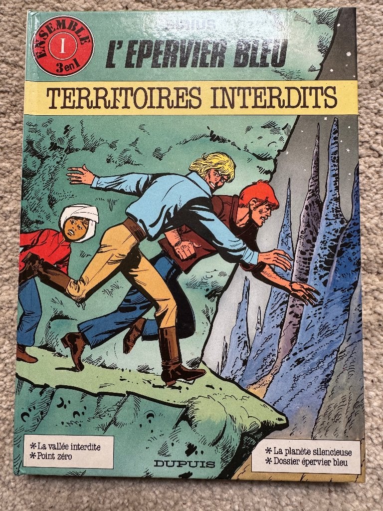 l'epervier bleu - Territoires interdits 3 et 1, Une BD, Enlèvement ou Envoi, Utilisé