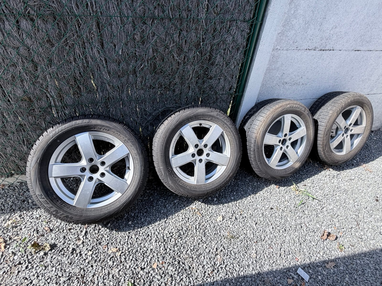 16” Audi velgen met nieuwe winterbanden, Enlèvement, Pneus hiver, Pneu(s)