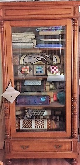 vitrine kast, Ophalen