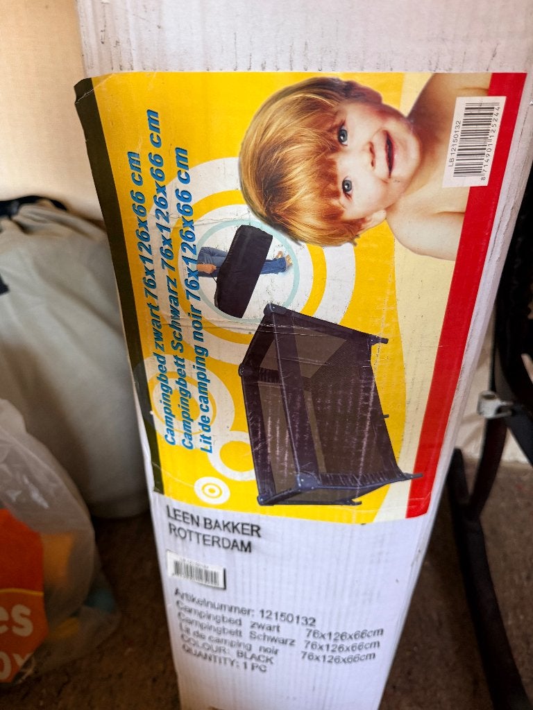 Lit pliant pour bébé, état neuf, Enlèvement, Comme neuf, Moins de 140 cm, Moins de 70 cm