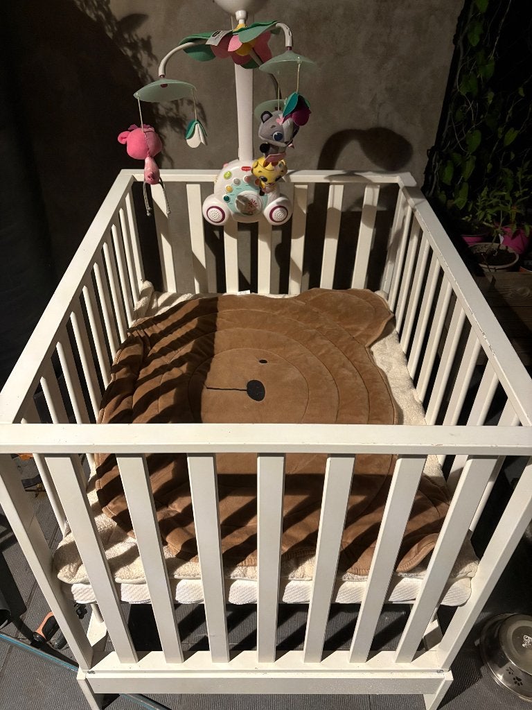 Babypark/box, Kinderen en Baby's, Babyparken, Ophalen, Gebruikt, Rechthoekig, In hoogte verstelbaar