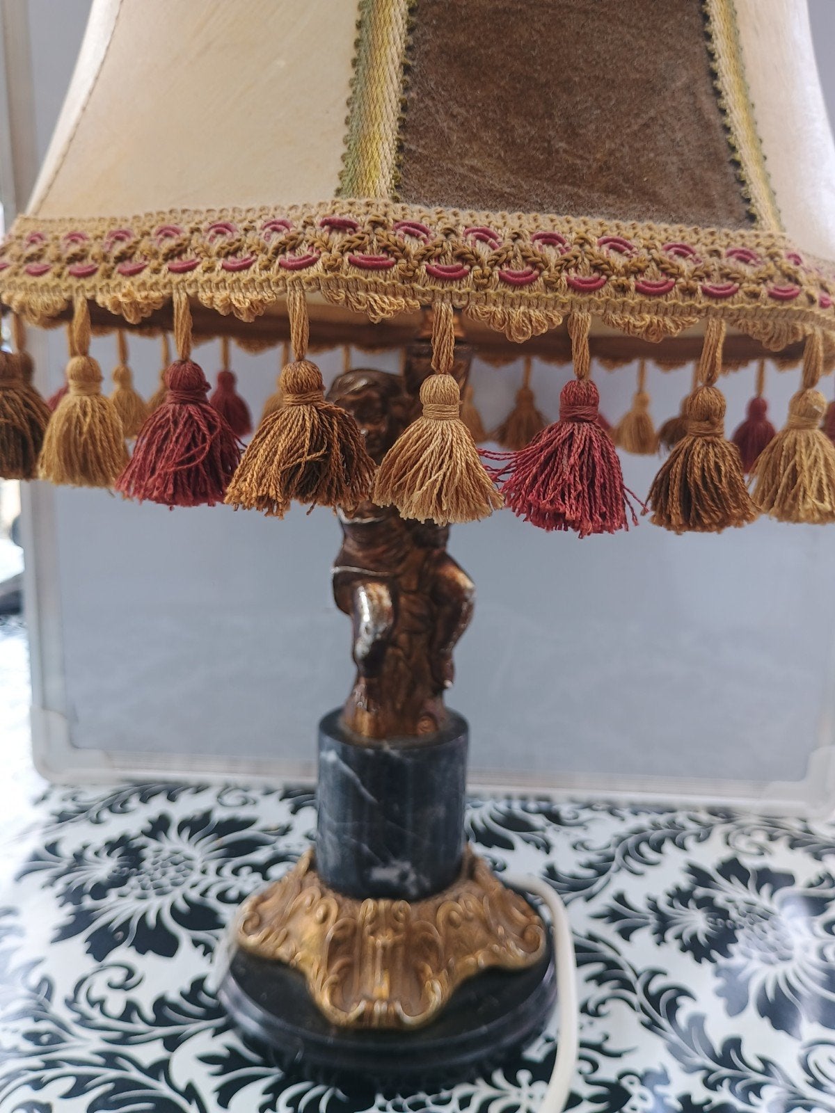 Hollywood Regency stijl lamp, Antiek en Kunst, Ophalen