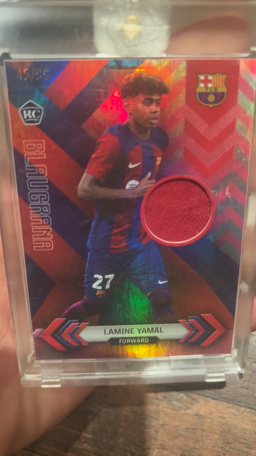 Lamine Yamal /99 morceau de maillot, Verzamelen, Overige Verzamelen, Ophalen of Verzenden, Zo goed als nieuw