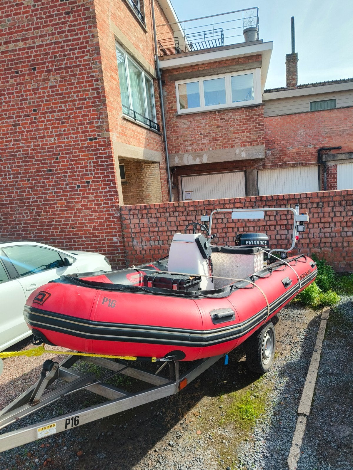 Zodiac Quicksilver - Evinrude 25pk, Watersport en Boten, Ophalen, 4 m, 2 m, Minder dan 70 pk