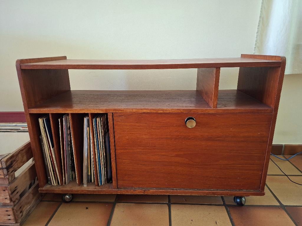 Retro kastje platenspeler, Ophalen, Gebruikt