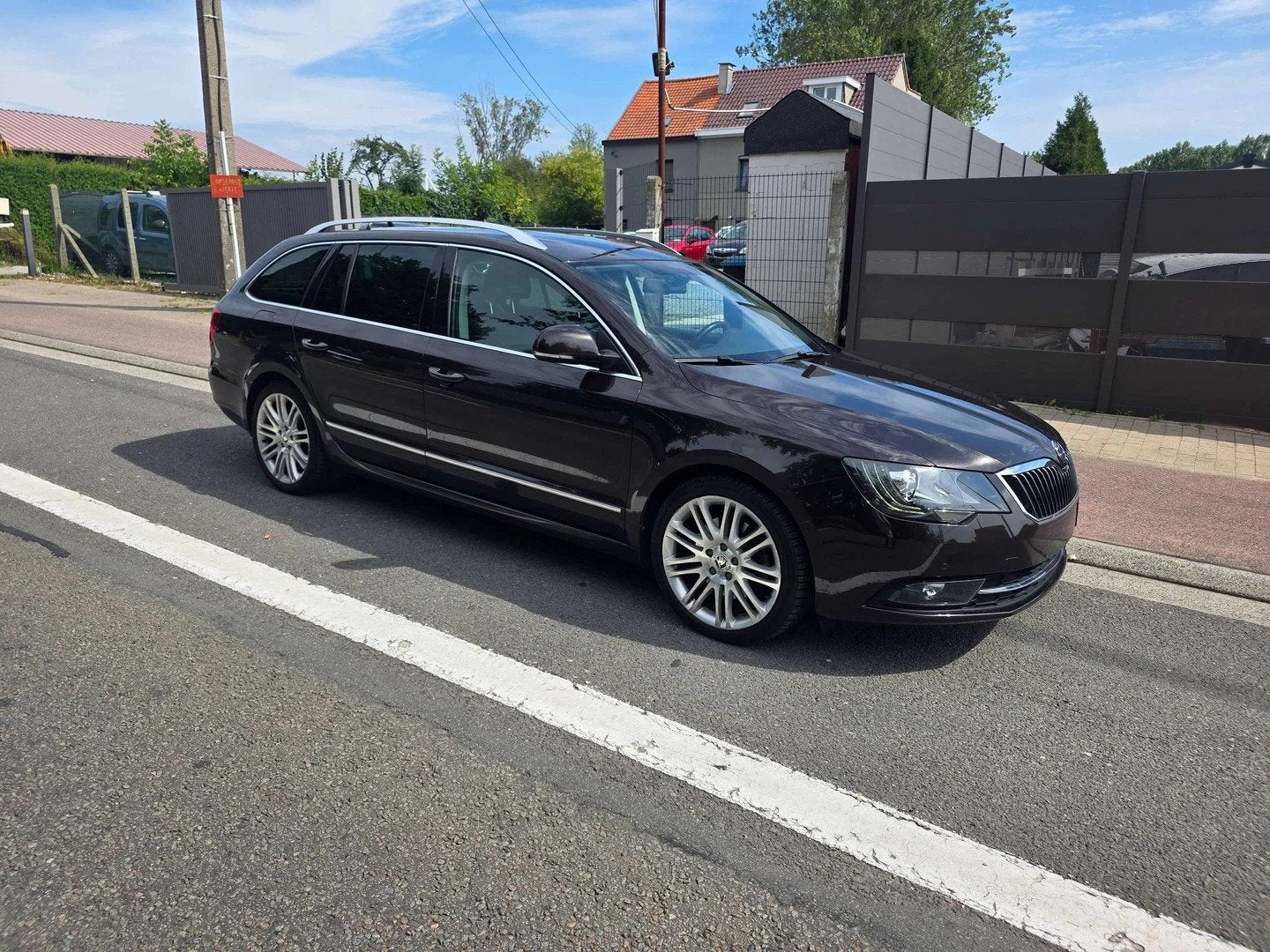 Skoda Superb SW 2.0 CR TDi Elegance 1EIG IN ZEER GOEDE STA, Autos, Skoda, Cuir, Euro 5, Achat, Entreprise