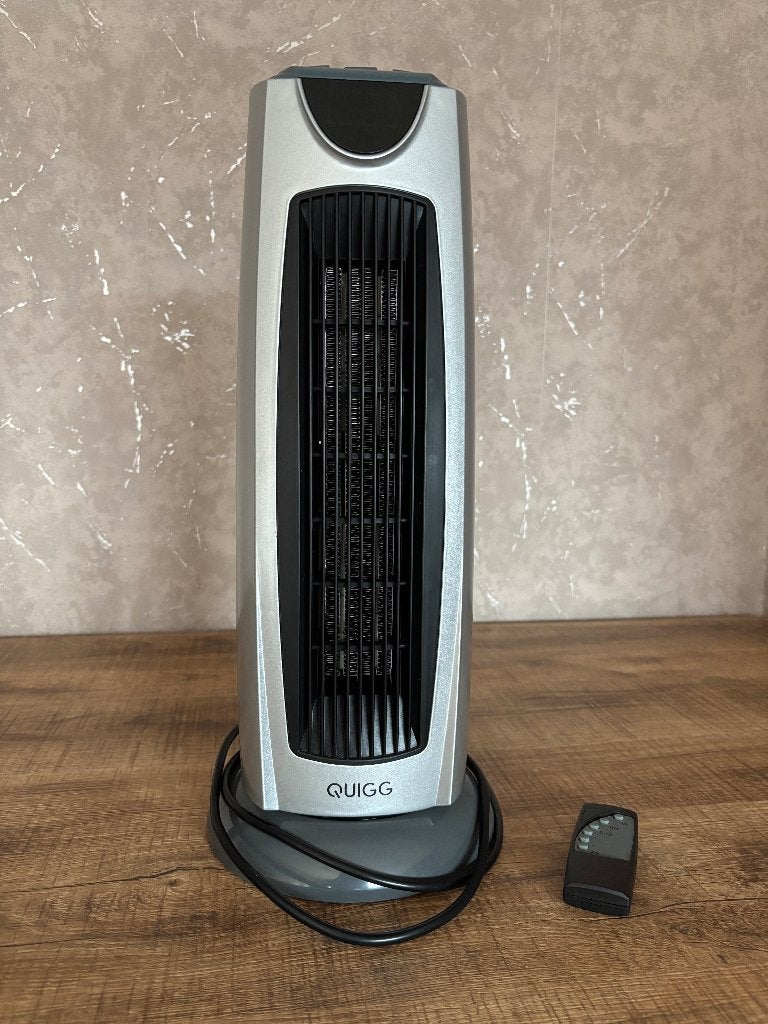 Keramische verwarming - display & afstandsbediening, 800 watts ou plus, Moins de 60 cm, Comme neuf, Enlèvement