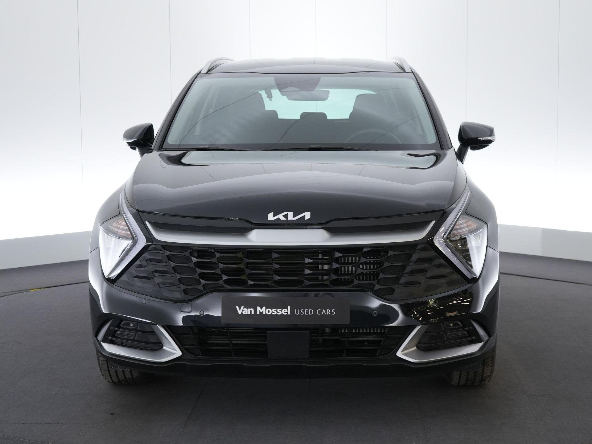 Kia Sportage 1.6 T-GDi 48V 7DCT Pulse, Stof, 4 cilinders, 1650 kg, Zwart