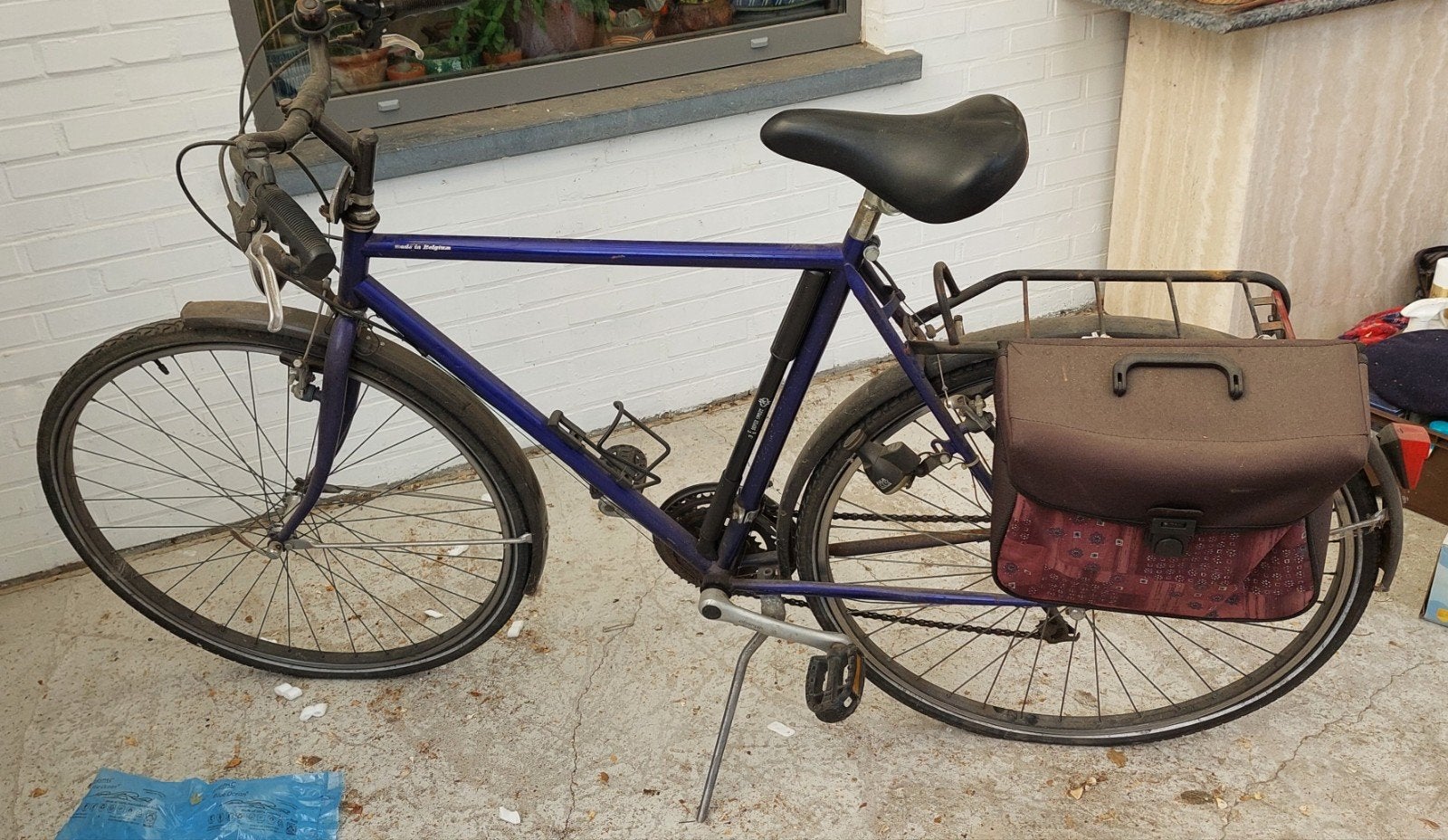 herenfiets, Ophalen