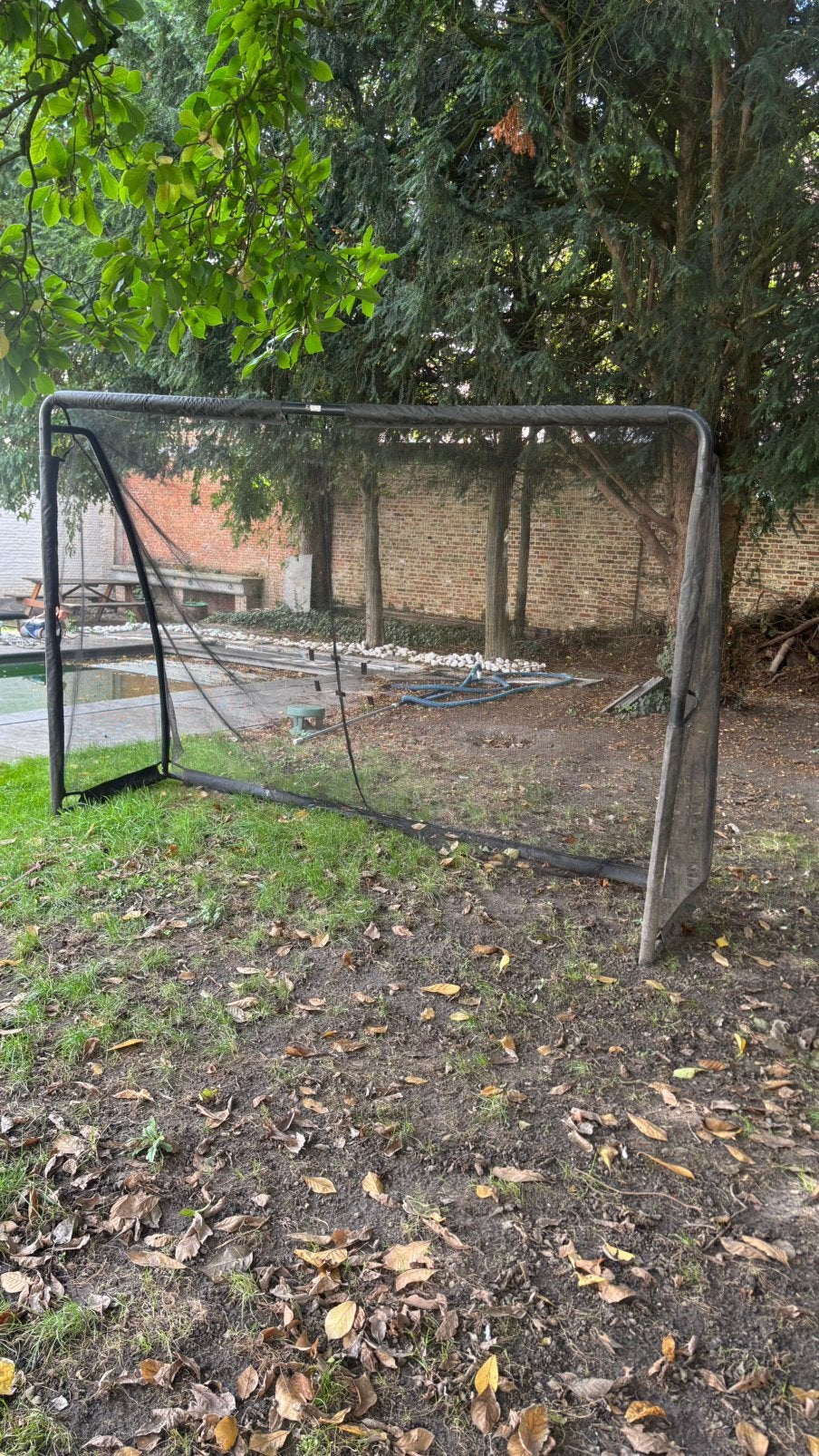 Groot voetbaldoel 3 x 2 m – stevig metalen frame, Enlèvement, Comme neuf