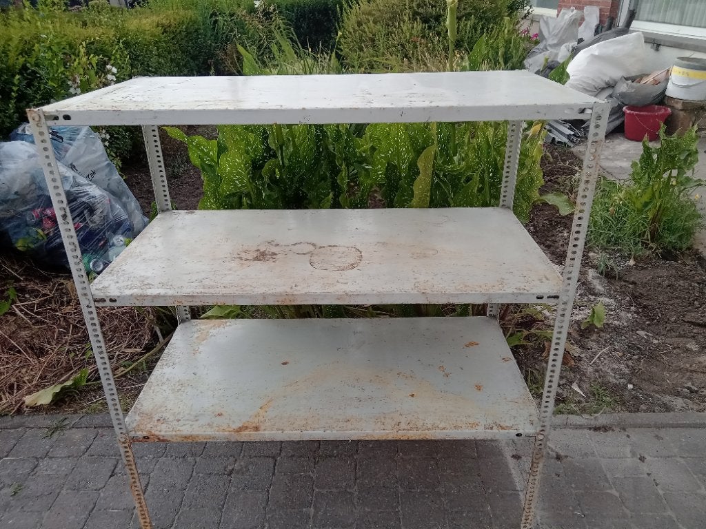 Metalen rek, Ophalen, Gebruikt