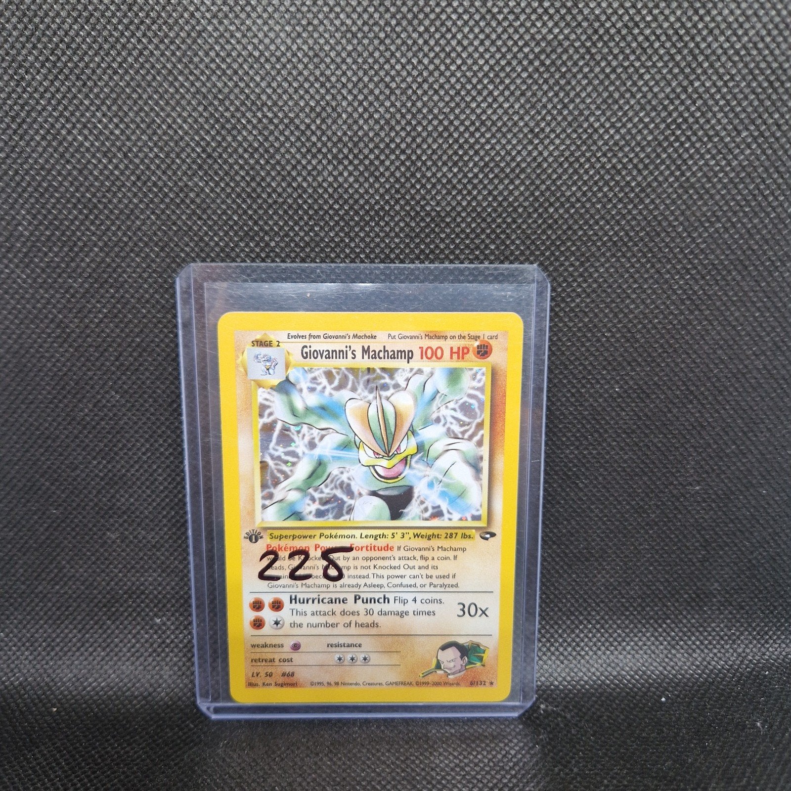 Giovannis Machamp Gym 1st Edition, Hobby en Vrije tijd, Verzamelkaartspellen | Pokémon, Ophalen of Verzenden